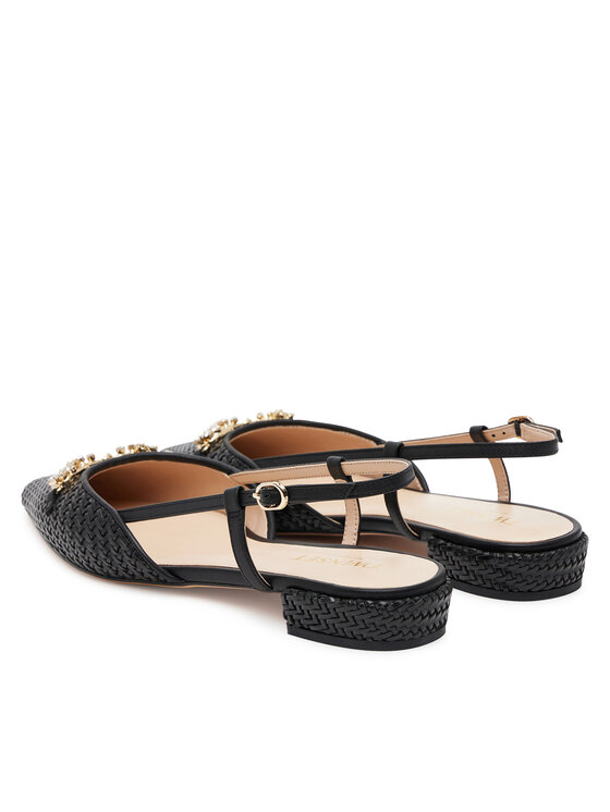 TWINSET TWINSET Μπαλαρίνες 251TGT052 Μαύρο