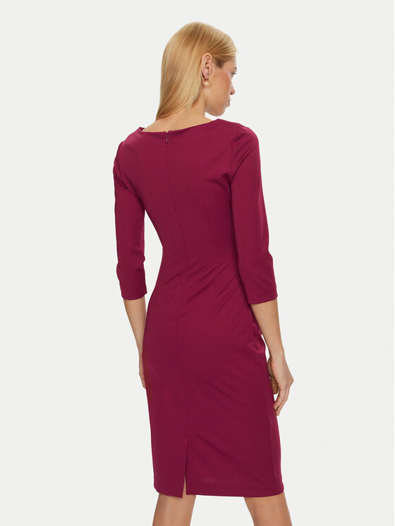 Rinascimento Rinascimento Kokteilinė suknelė CFC0121014003 Vyšninė Regular Fit