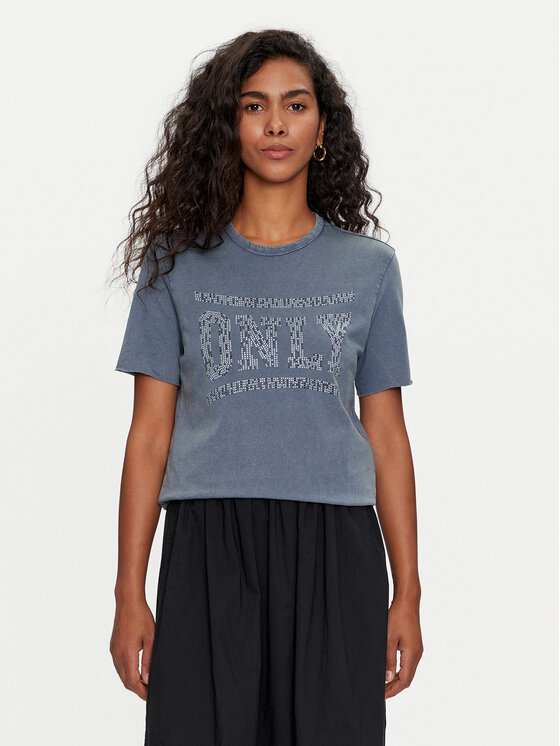 ONLY ONLY T-Shirt Lucy 15332190 Blau Regular Fit