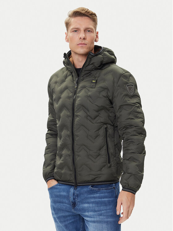 Blauer Kurtka puchowa 25WBLUC03233 Zielony Regular Fit