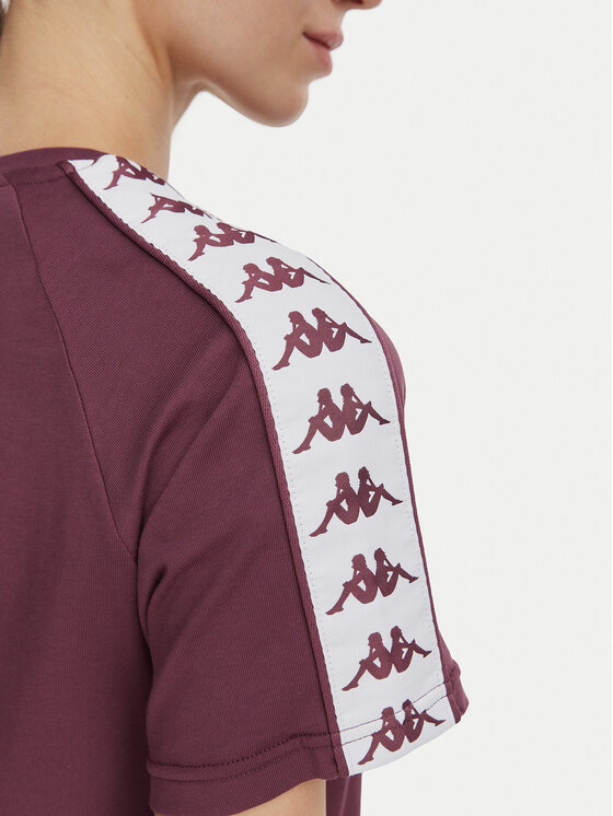 Kappa Kappa Majica 371U6WW Vijolična Regular Fit