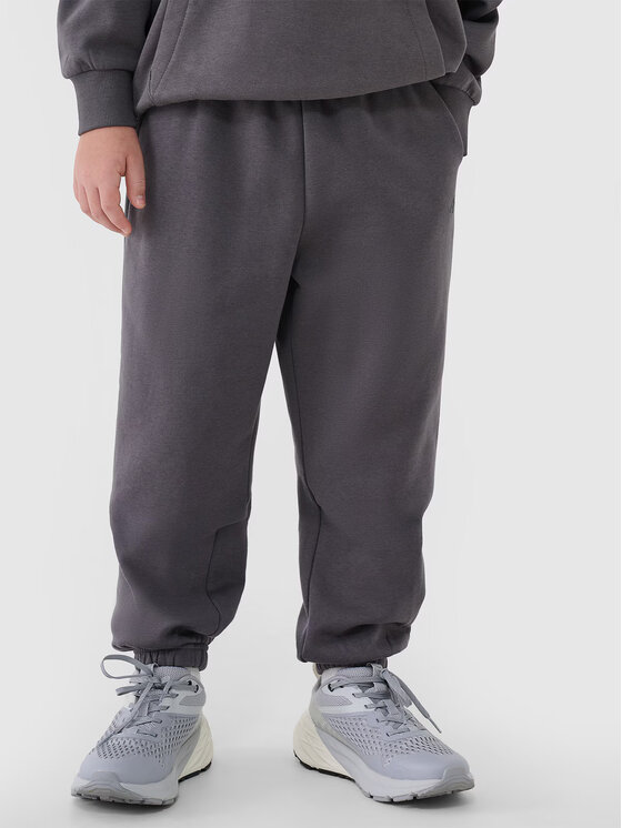 4F 4F Pantaloni da tuta 4FJASAW24TTROM1404-22S Nero Oversize