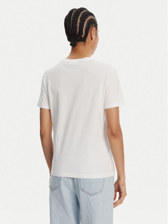 Just Cavalli Just Cavalli T-shirt 78PAHA01 Bijela Regular Fit