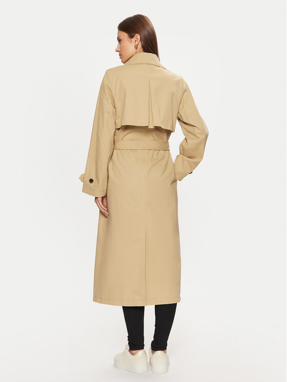 Tommy Jeans Tommy Jeans Trench DW0DW20280 Bež Regular Fit