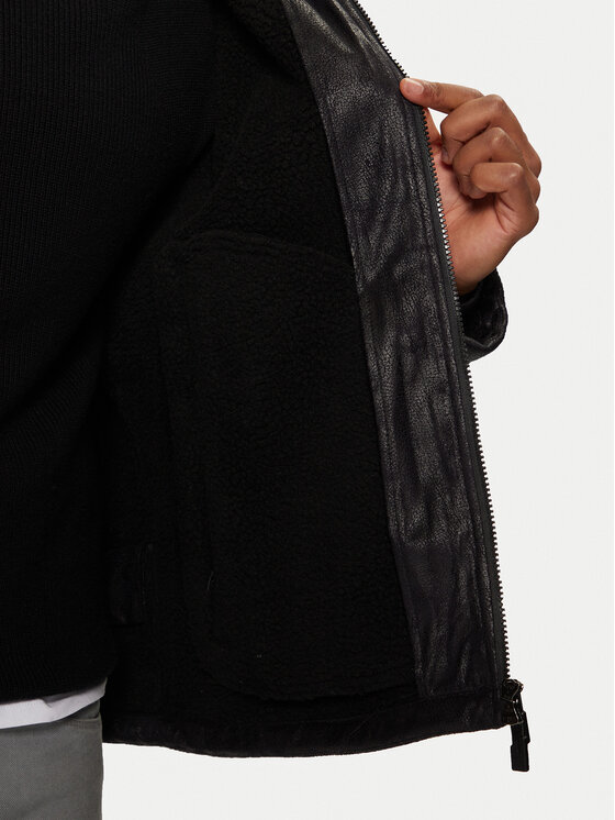 EA7 Emporio Armani EA7 Emporio Armani Куртка зі штучної шкіри 6DPBA5 PN54Z 1200 Чорний Regular Fit