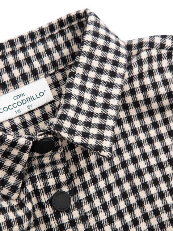 Coccodrillo Coccodrillo Πουκάμισο WC5140102RGJ Μαύρο Regular Fit
