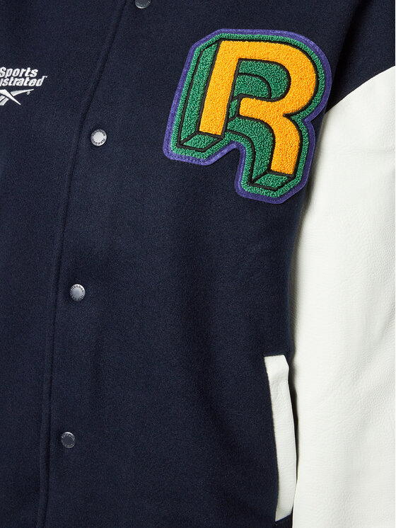 Reebok Blouson bomber Hrn Si Var 100202342 Bleu marine Regular Fit Modivo