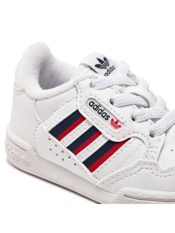 adidas adidas Sneakersy Continental 80 Stripes El S42613 Biały