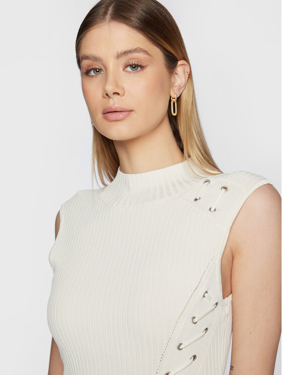 Vestito di maglia Louise W3RK40 Z2U00 Écru Slim