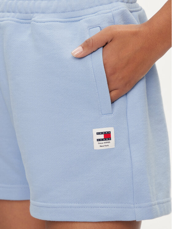 Tommy Jeans Tommy Jeans Športne kratke hlače New Cls DW0DW17772 Svetlo modra Relaxed Fit