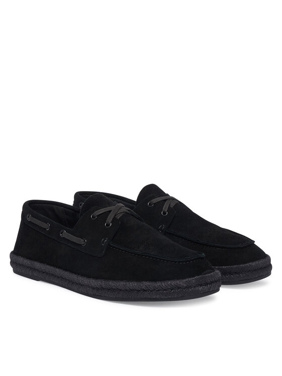 Calvin Klein Calvin Klein Espadrillas Espadrille Hybrid Boat Su HM0HM02174 Nero