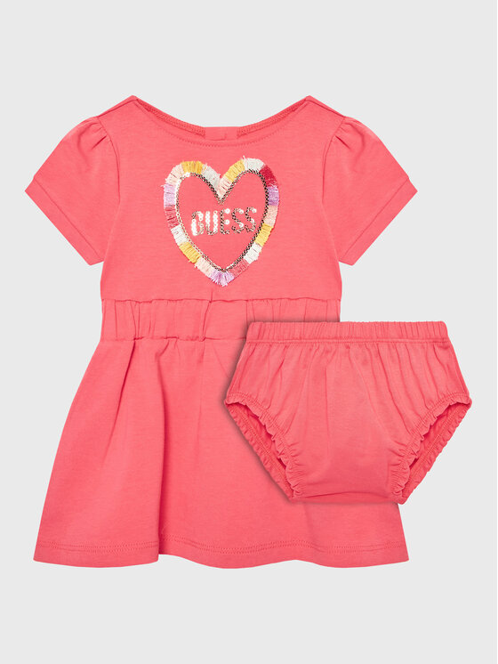 Guess Ежедневна рокля A3GK04 K6YW1 Розов Regular Fit
