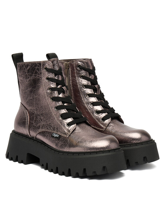 Buffalo Buffalo Gležnjarji Aspen Lace Up Mid 1622596 Srebrna