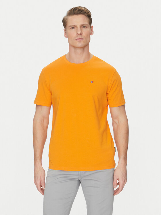 Napapijri Napapijri T-krekls Salis NP0A4H8D Oranžs Regular Fit