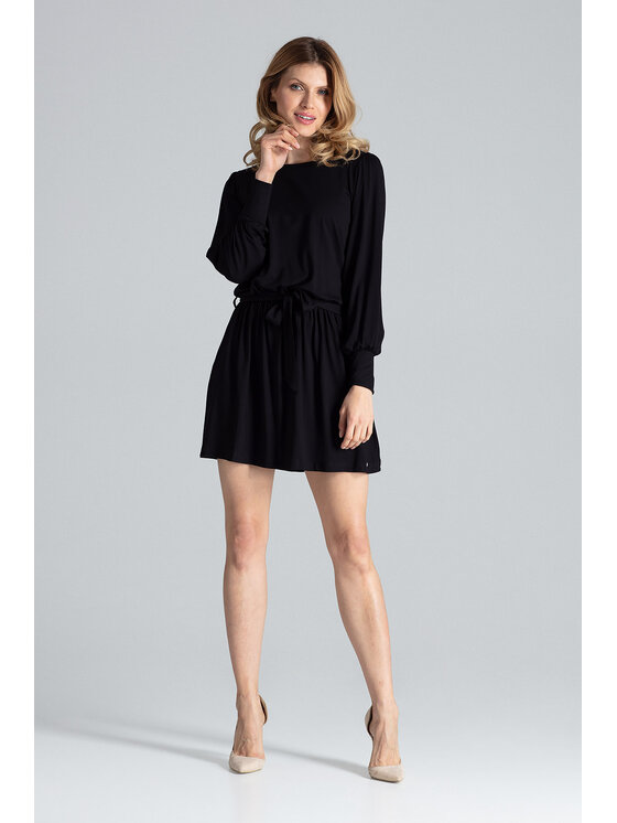 FIGLFIGL Vestito M576 Nero Regular Fit