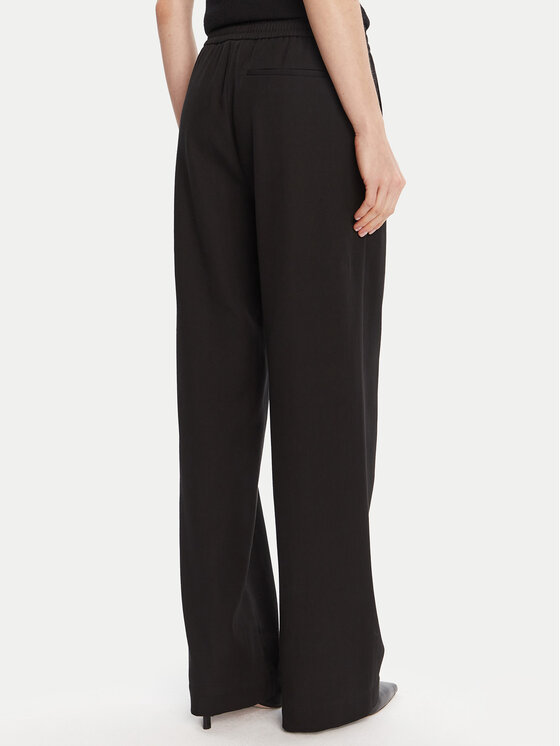 BOSS BOSS Pantaloni din material Tildina 50543268 Negru Relaxed Fit