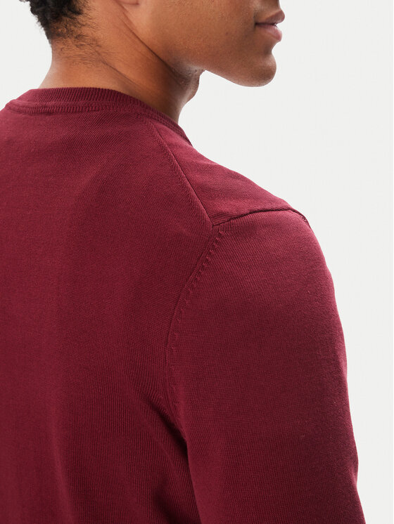 HUGO HUGO Sveter San Cassius-C2 50553588 Bordová Slim Fit