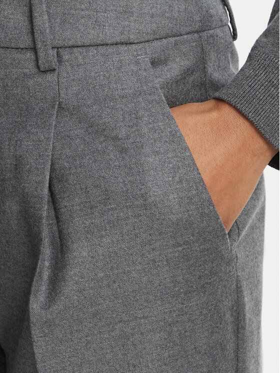 Weekend Max Mara Weekend Max Mara Штани з тканини Caldaia 2625136112 Сірий Regular Fit