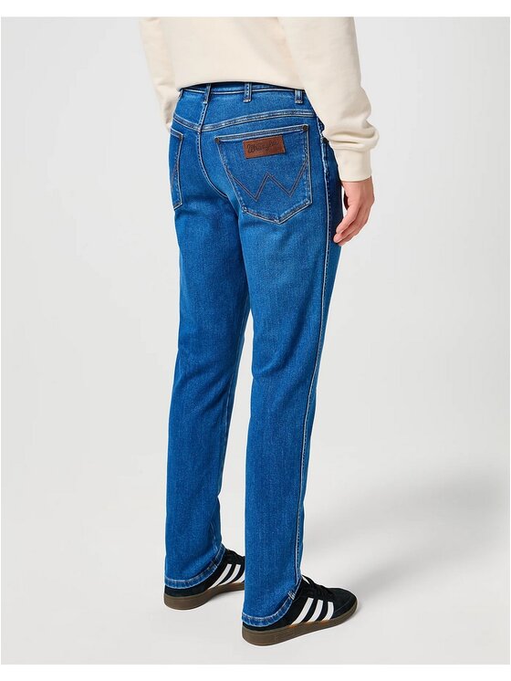 Wrangler Wrangler Jeansy River Niebieski Slim Fit