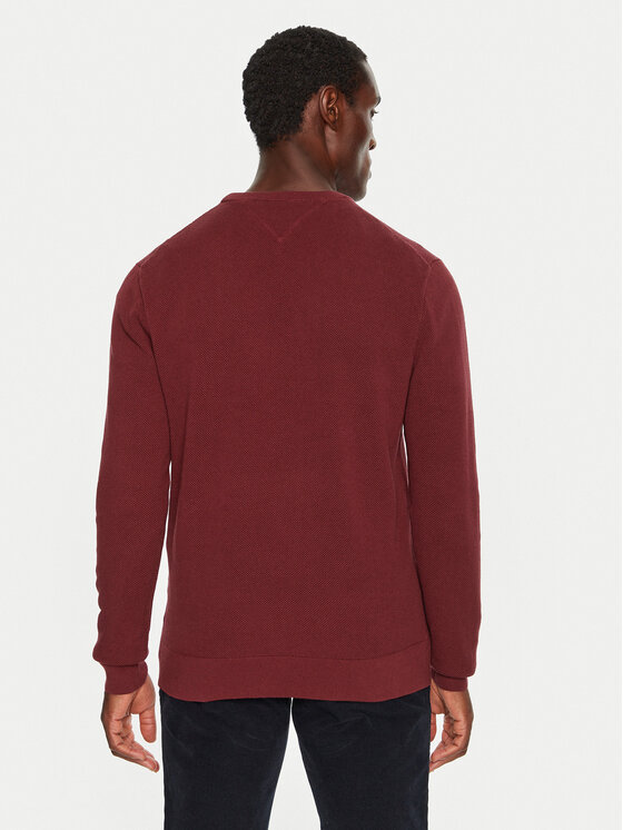 Tommy Hilfiger Tommy Hilfiger Pullover MW0MW36347 Dunkelrot Regular Fit