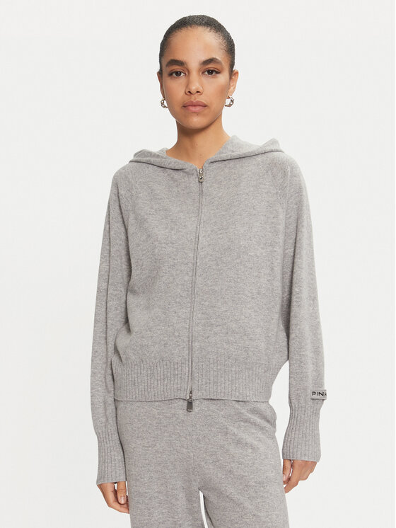 PINKO Mikina 104317 A271 Sivá Regular Fit