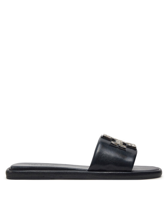 Női Papucs Tory Burch, Méret: 37, Fekete, Double T Deco Sport 158768