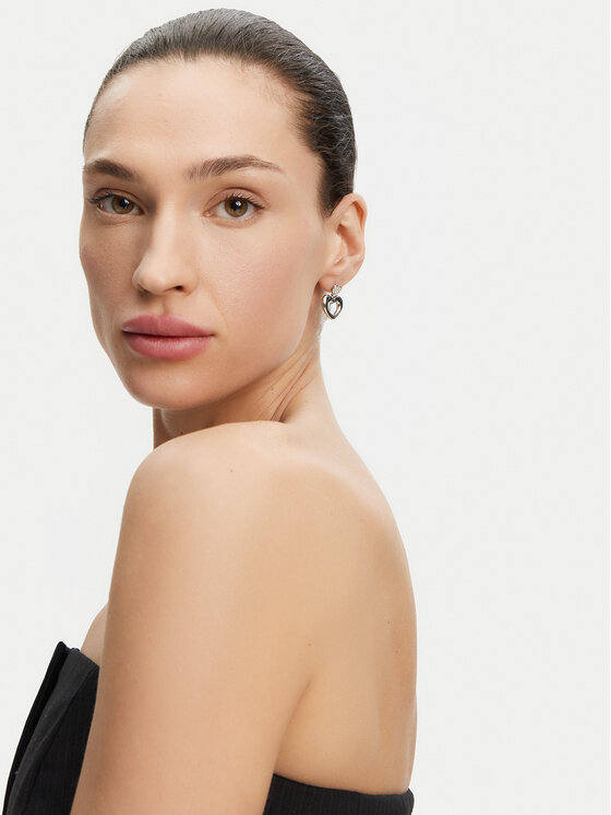 Guess Guess Naušnice JUBE05209JW Srebrna