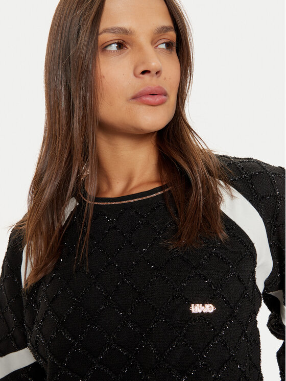 Liu Jo Sport Liu Jo Sport Πουλόβερ TF4276 J4761 Μαύρο Regular Fit
