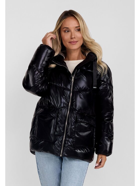 minoti minoti Kurtka zimowa 26wcoat12 Czarny Regular Fit