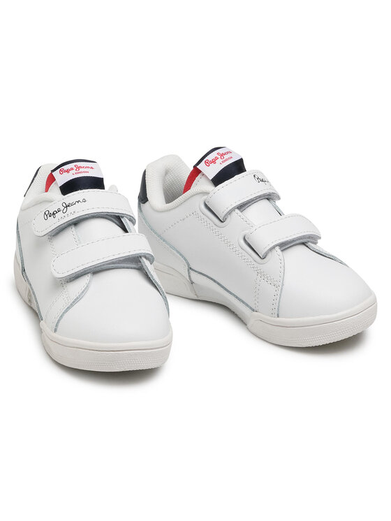 Pepe Jeans Pepe Jeans Sneakersy Lambert Britt Kids PBS30488 Biały