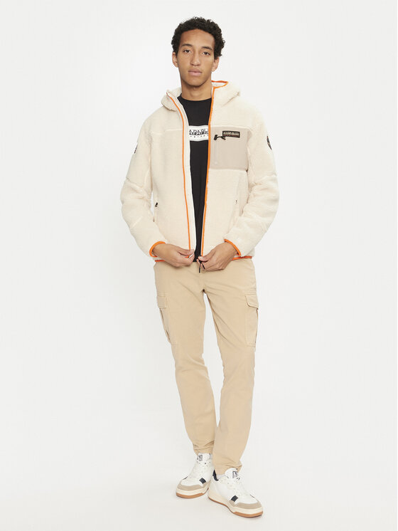 Napapijri Napapijri Felpa di pile Yupik NP0A4GNS Beige Regular Fit