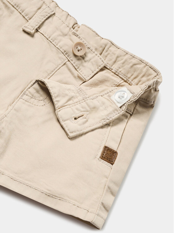Mayoral Mayoral Pantaloncini di tessuto 201 Beige Regular Fit