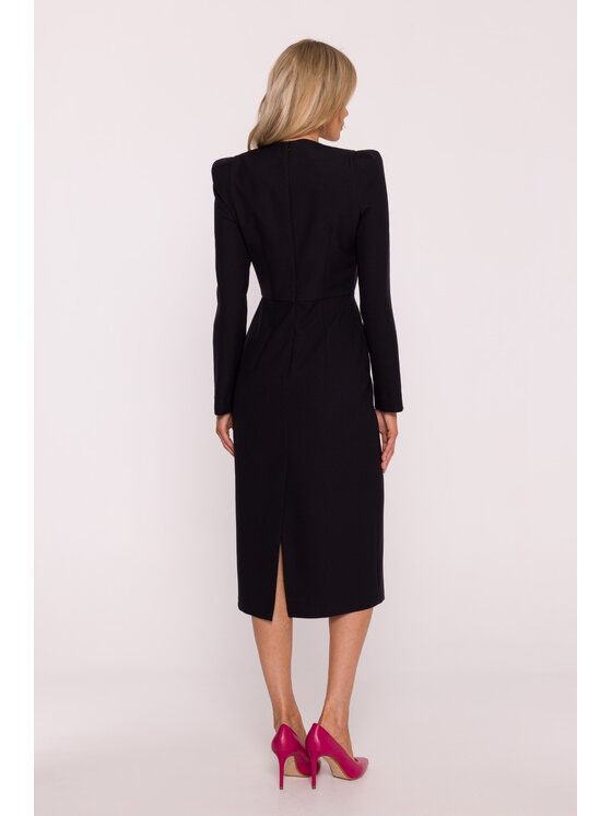 Stylove Stylove Sukienka wieczorowa S412 Czarny A-Line Fit