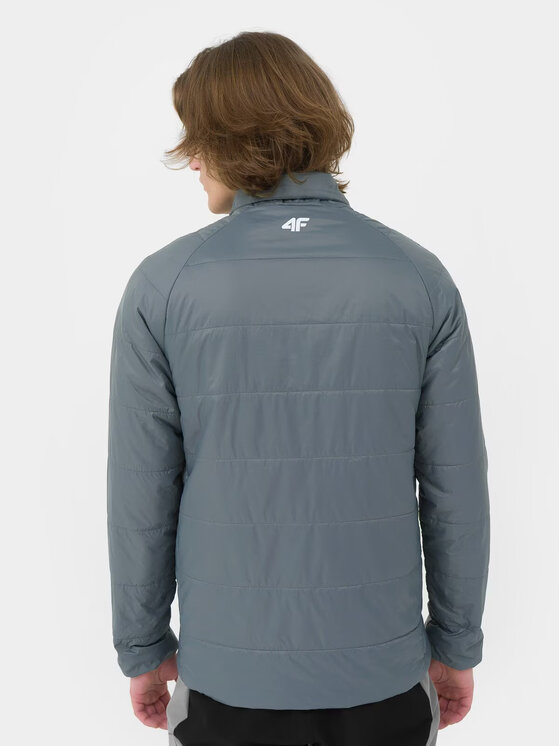 4F 4F Giubbotto piumino 4FSS23TDJAM053-24S Grigio Regular Fit