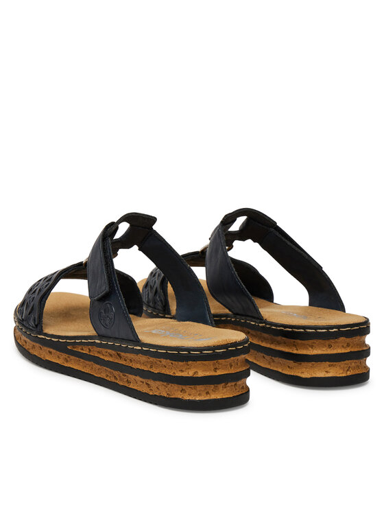Rieker Rieker Ciabatte 629K9-14 Blu scuro