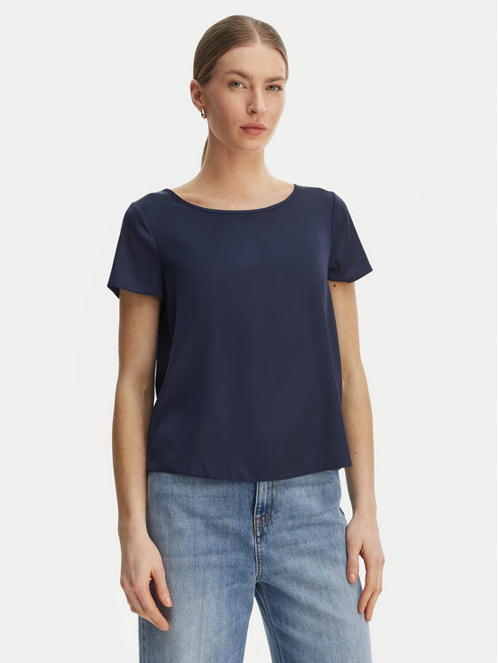 Rinascimento Rinascimento Bluse CFC0127880003 Dunkelblau Regular Fit