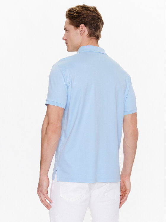 Polo Ralph Lauren Polo Ralph Lauren Polo majica 710713130005 Modra Slim Fit