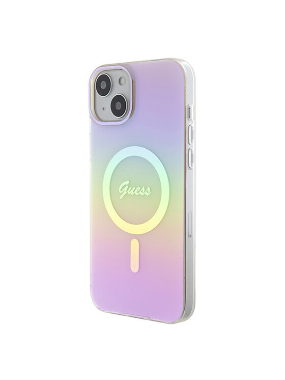 Guess Guess Etui na telefon iPhone 15 Różowy
