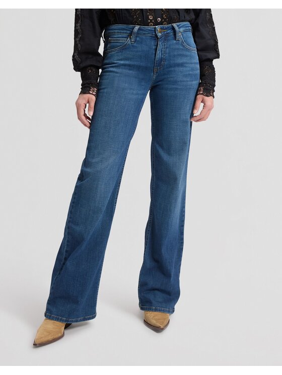 Lee Lee Jeansy LANA Niebieski Bootcut Fit