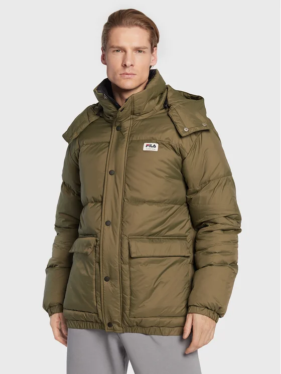 Fila Daunenjacke Tirebolu FAM0143 Grün Oversize