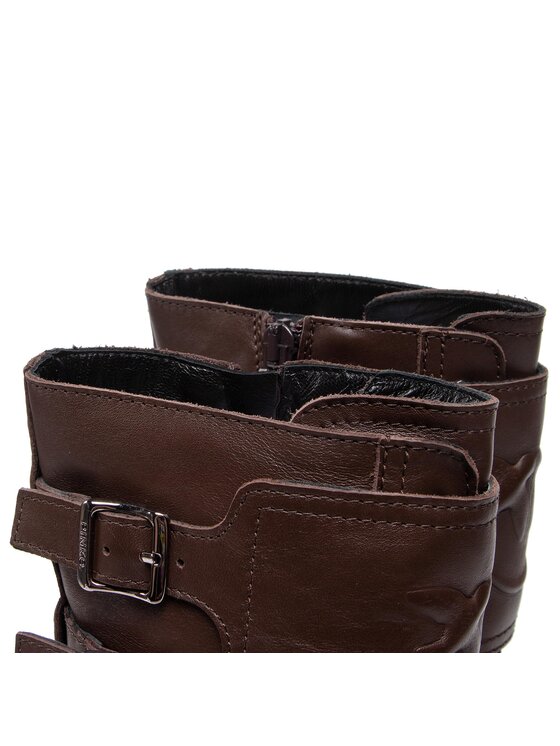 PINKO Pinko Pohodni čevlji Cumino Bootie 1H2135 A072 Rjava