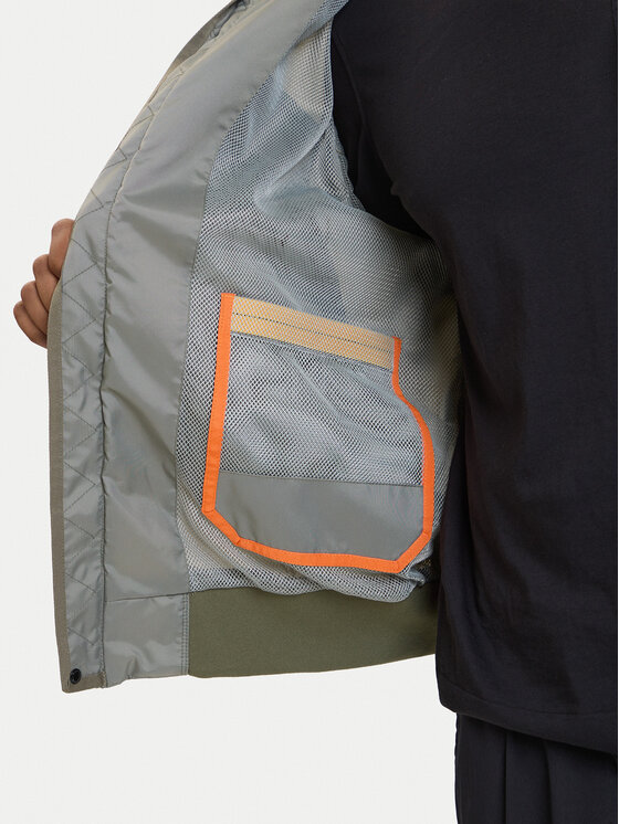 Parajumpers Parajumpers Μπουφάν μεταβατικό Wes 26SMPMJKMA02 Πράσινο Regular Fit