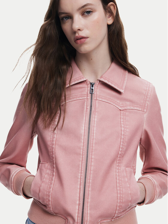 Desigual Desigual Giacca in similpelle 25SWEW47 Rosa Loose Fit