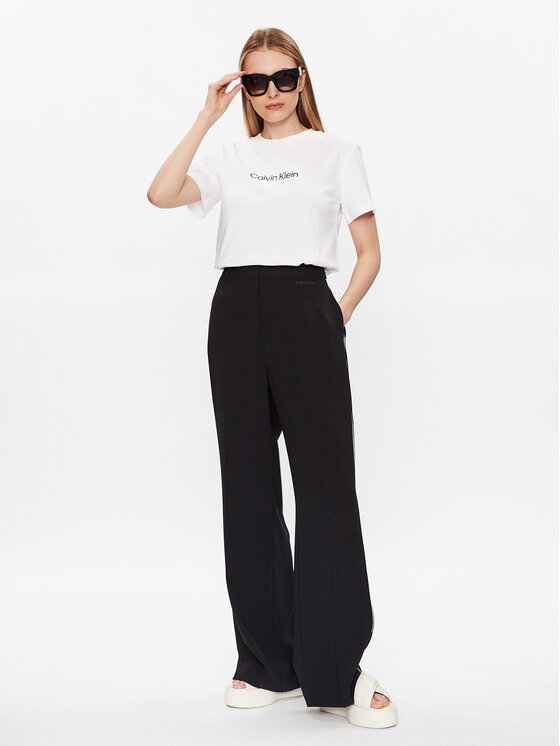 Calvin Klein Calvin Klein Tricou Hero Logo K20K205448 Alb Regular Fit