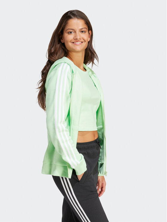 adidas adidas Sweatshirt Essentials 3-Stripes IR6077 Grün Regular Fit