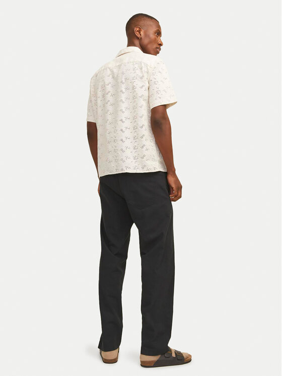 Jack&Jones Jack&Jones Hlače Summer 12248606 Crna Relaxed Fit