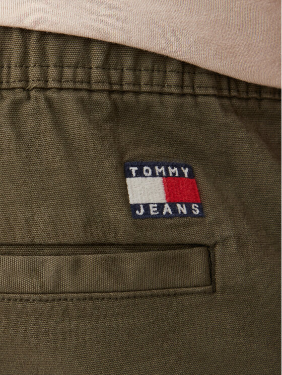 Tommy Jeans Tommy Jeans Joggers kalhoty DM0DM23102 Khaki Regular Fit