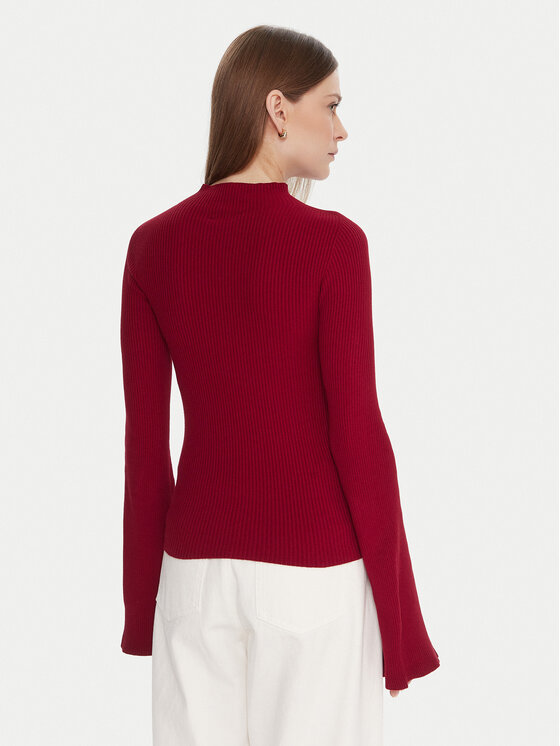 Kontatto Kontatto Rollkragenpullover 3M0816C Rot Regular Fit