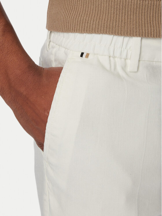 BOSS BOSS Stoffshorts Kane1 50557537 Weiß Regular Fit