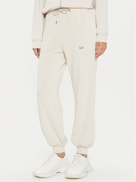 EA7 Emporio Armani Pantaloni trening 6DTP61 TJZBZ 1120 Bej Regular Fit